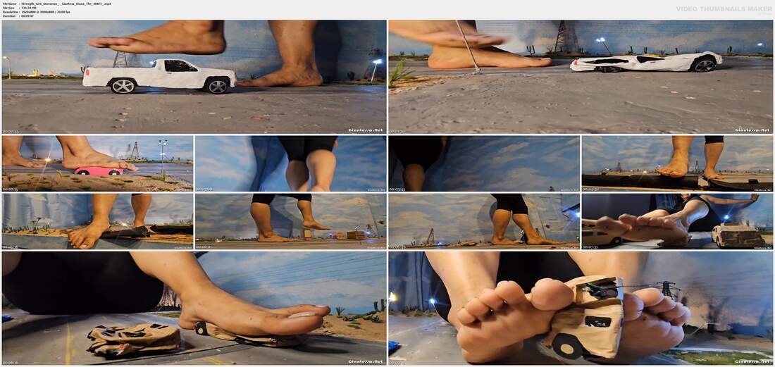 Strength GTS Dioramas - Giantess Diana The 484FT
