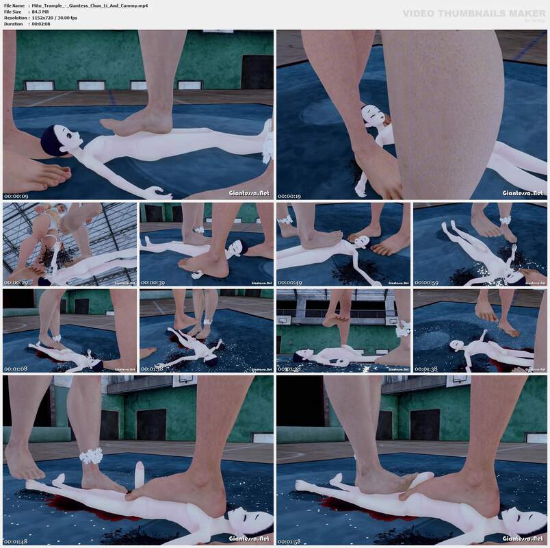 Mito Trample - Giantess Chun Li And Cammy