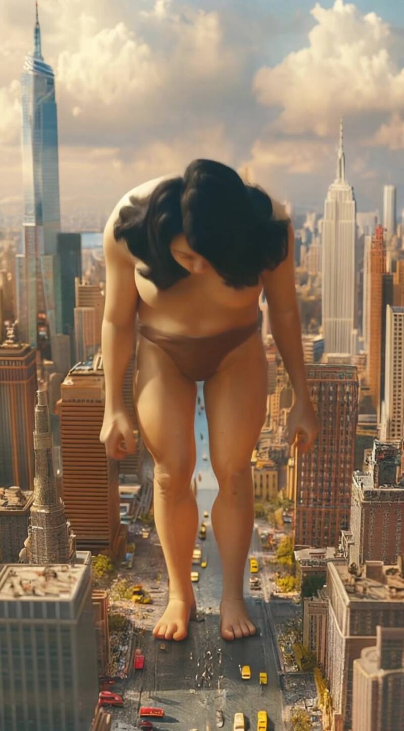 Greyhorse - Korean giantess - Animated - AI-Generated Adult Art Greyhorse - Korean giantess - Animated - AI-Generated Adult Art