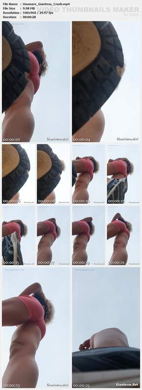 Unaware Giantess Crush