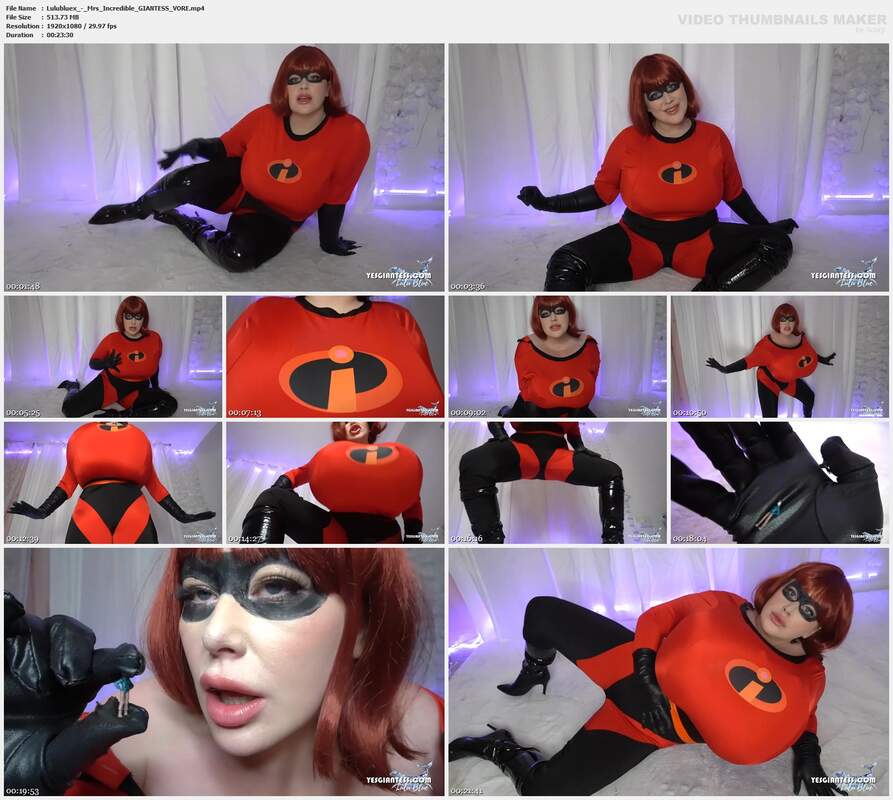 Lulubluex - Mrs Incredible GIANTESS VORE