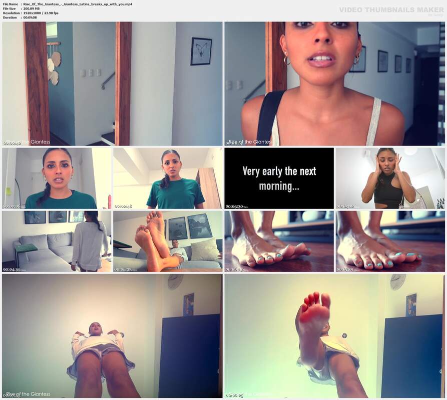 Rise Of The Giantess - Giantess Latina breaks up with you