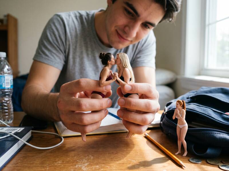 Shrinker - Home Schooling - AI-Generated Adult Art Shrinker - Home Schooling - AI-Generated Adult Art