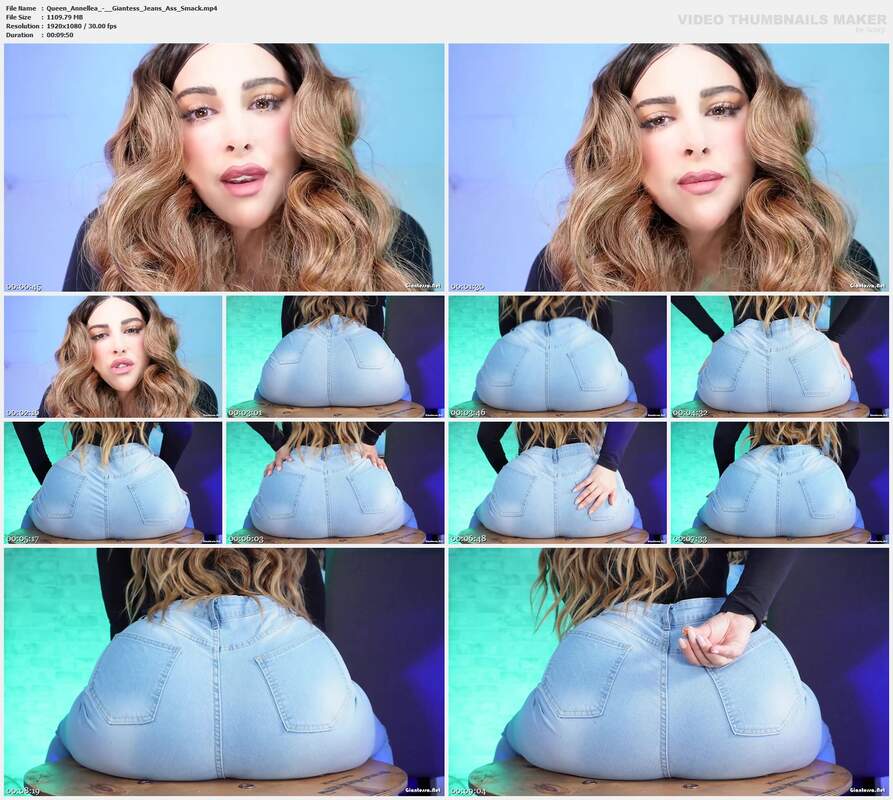 Queen Annellea -  Giantess Jeans Ass Smack
