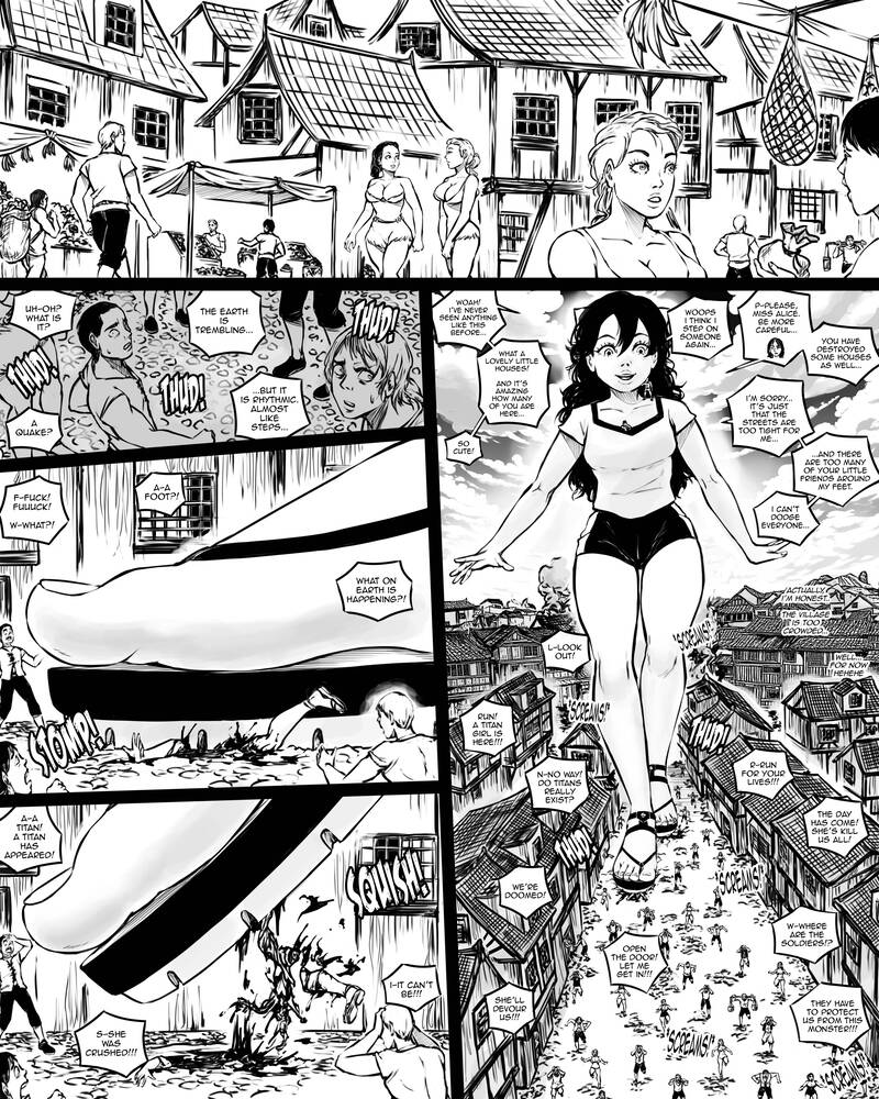 SWGTS - Giantess Boarding School The Tiny Village - Western Adult Comic SWGTS - Giantess Boarding School The Tiny Village - Western Adult Comic
