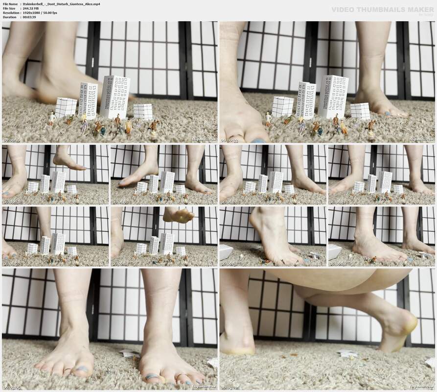 Itskinkerbell - Dont Disturb Giantess Alice