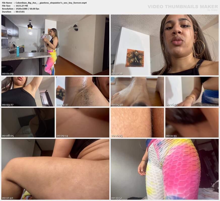 Colombian Big Ass - giantess stepsisters sex toy forever
