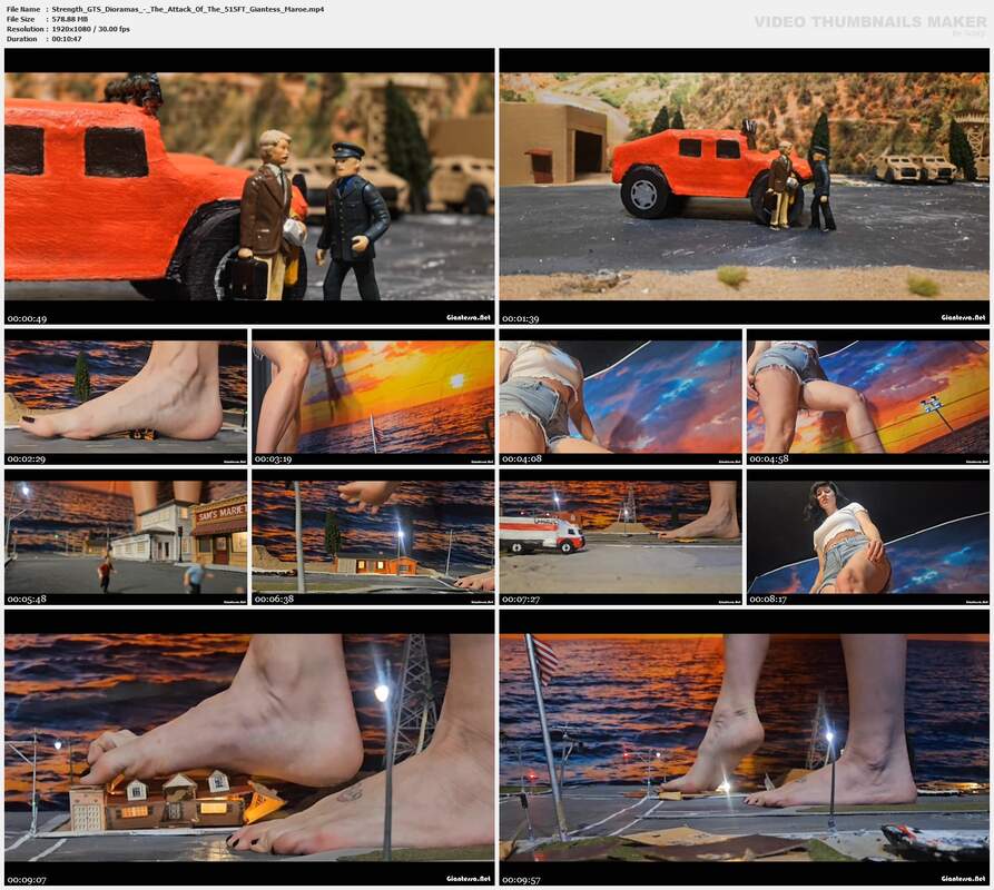 Strength GTS Dioramas - The Attack Of The 515FT Giantess Maroe