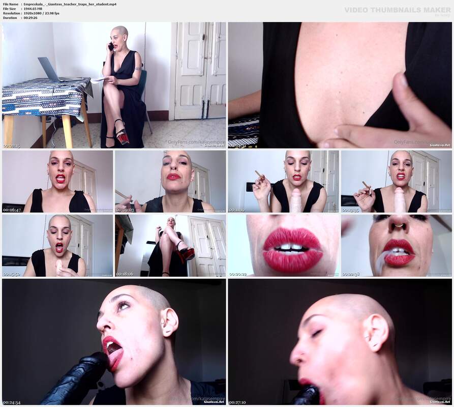 Emprexkala - Giantess teacher traps her student