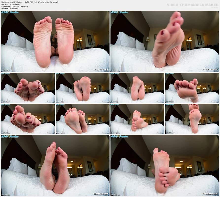 ASGF Studios - Night POV Feet Worship with Marta