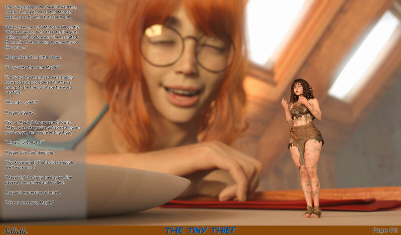 Nellielle - The Tiny Thief - D Adult Comic Nellielle - The Tiny Thief - D Adult Comic