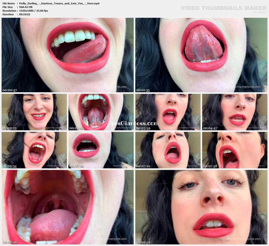 Molly Darling - Giantess Teases and Eats You - Vore