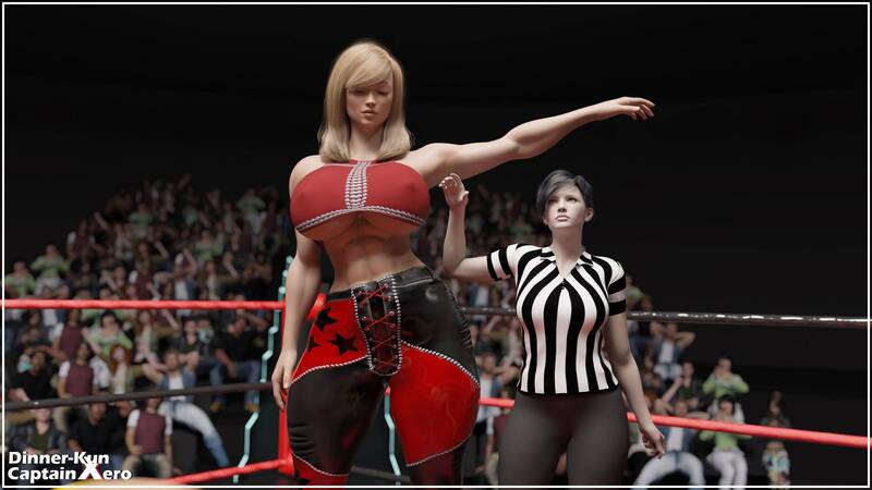 DK - Growing Women Pro Wresling - D Adult Comic DK - Growing Women Pro Wresling - D Adult Comic
