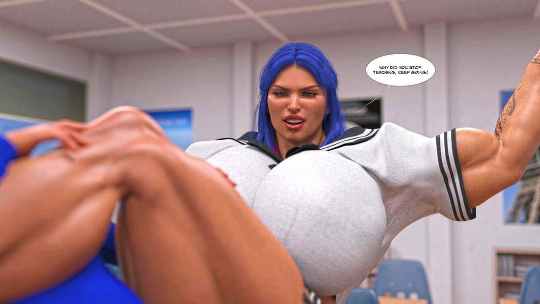 GiantPoser - Charity Dominates Her Classroom