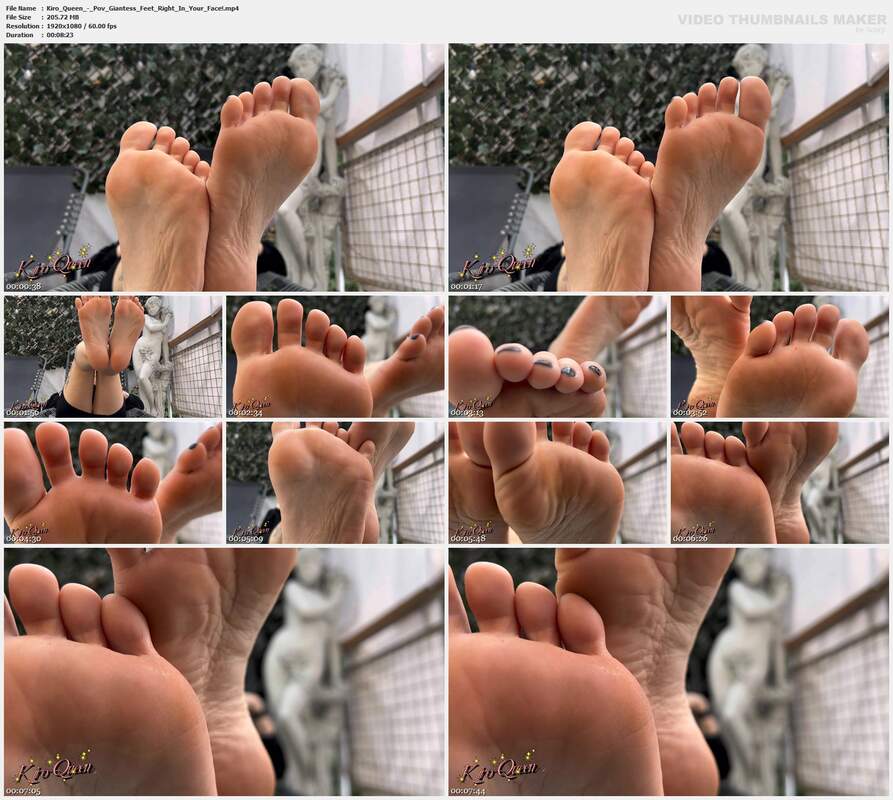Kiro Queen - Pov Giantess Feet Right In Your Face!