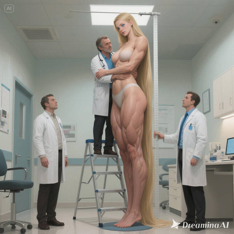 DreaminaAi - Measuring Her - AI-Generated Adult Art DreaminaAi - Measuring Her - AI-Generated Adult Art