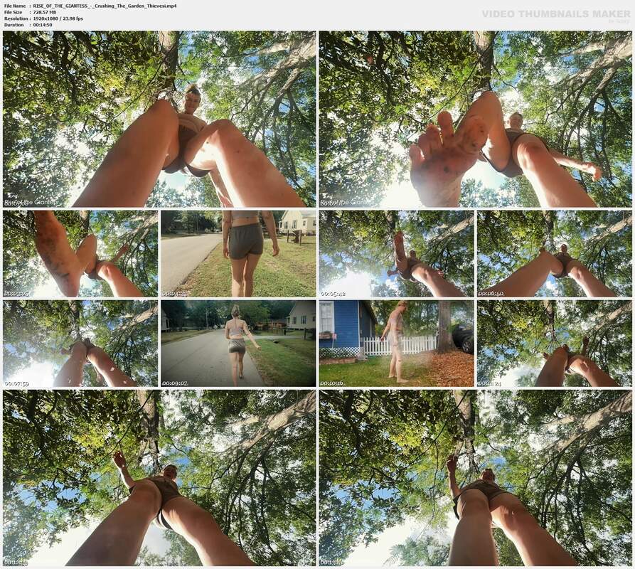 RISE OF THE GIANTESS - Crushing The Garden Thievesi