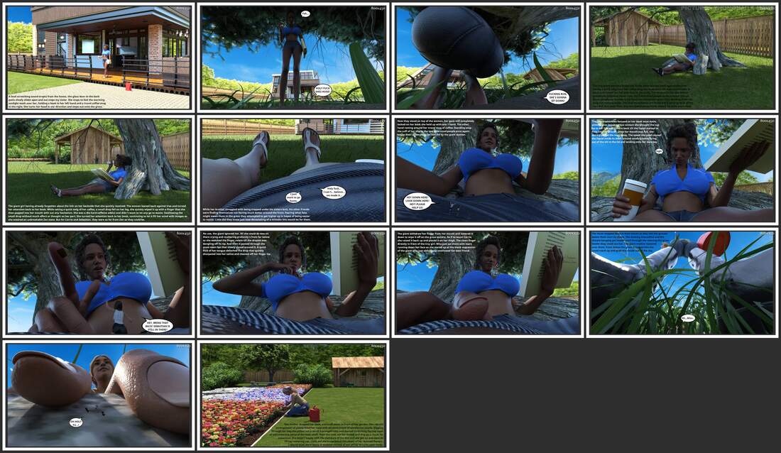 Scarlett-GTS - In the Garden: After Party - 3D Adult Comic