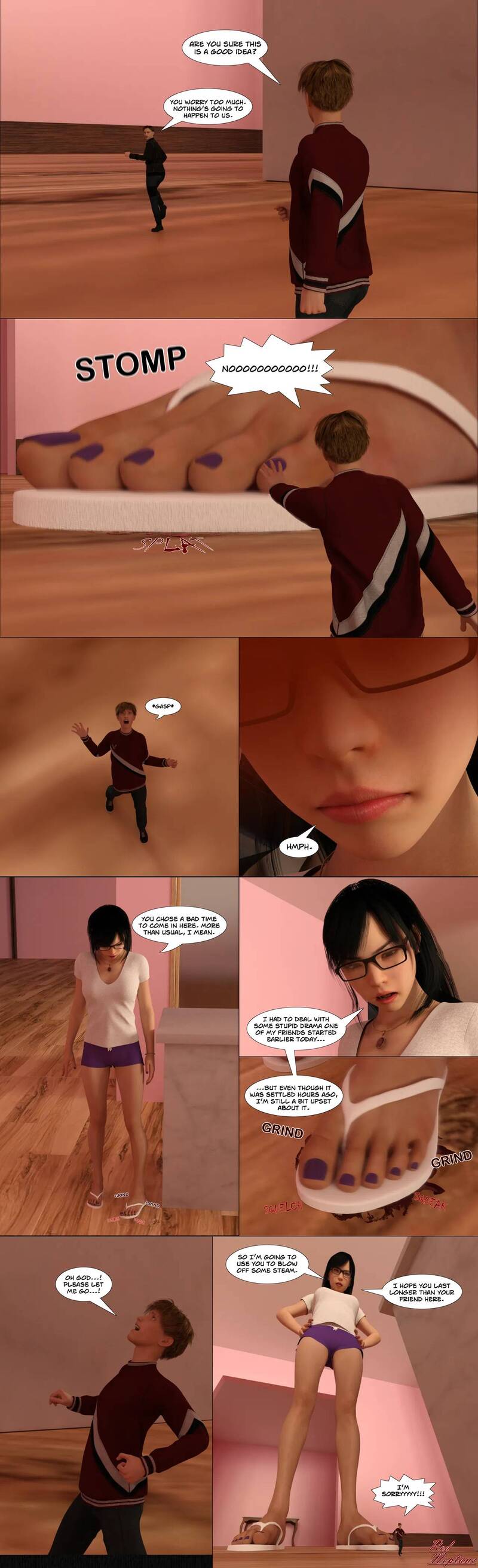 Artist - Red-Neptune - D Adult Comic Artist - Red-Neptune - D Adult Comic