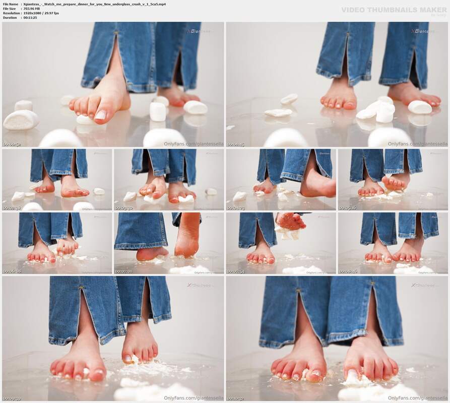 Xgiantess - Watch me prepare dinner for you New underglass crush v 1 5ca5