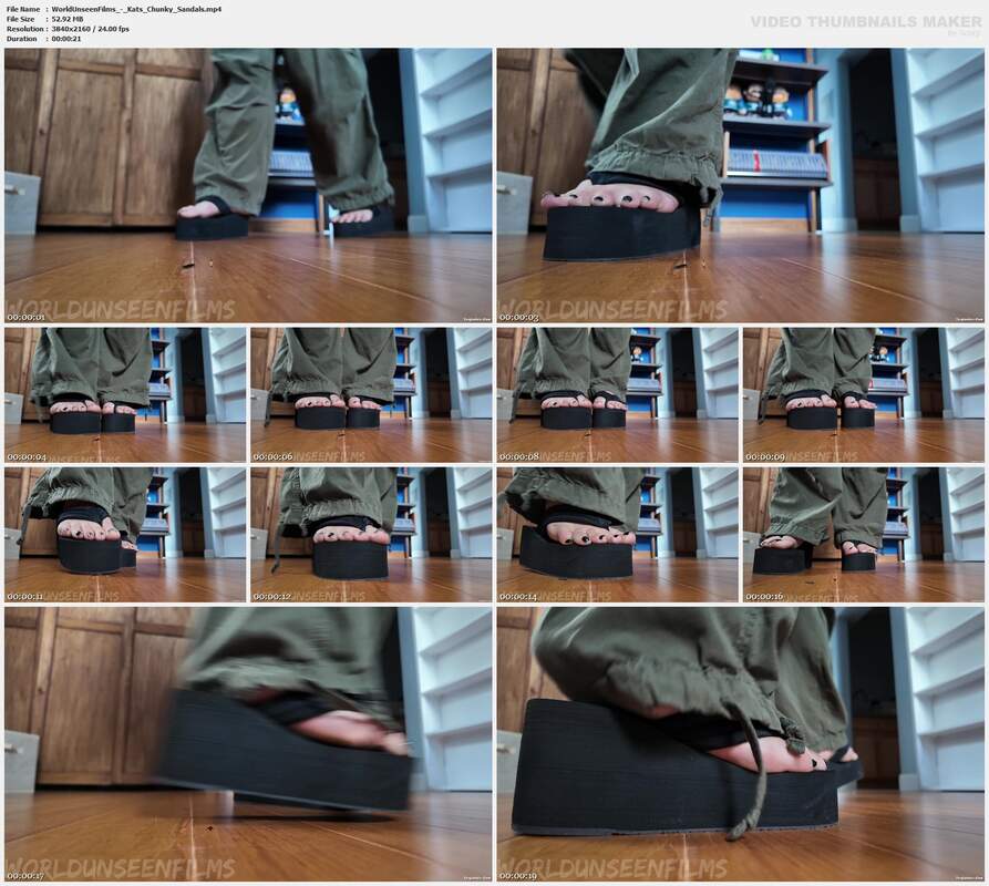 WorldUnseenFilms - Kats Chunky Sandals