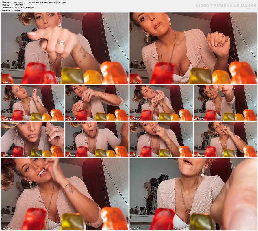 Gina Carla - Asmr Let Me Eat You! Pov Giantess