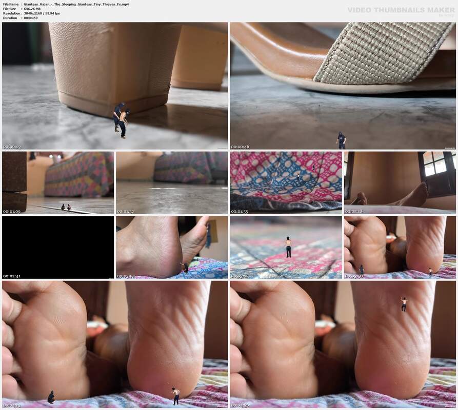 Giantess Hajar - The Sleeping Giantess Tiny Thieves Fx