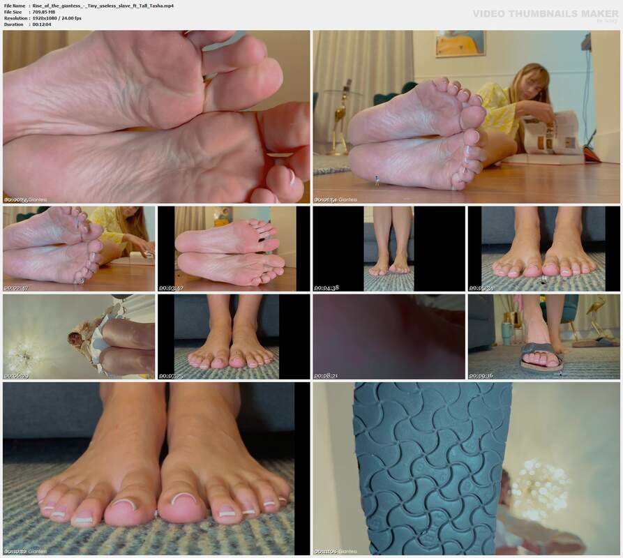 Rise of the giantess - Tiny useless slave ft Tall Tasha