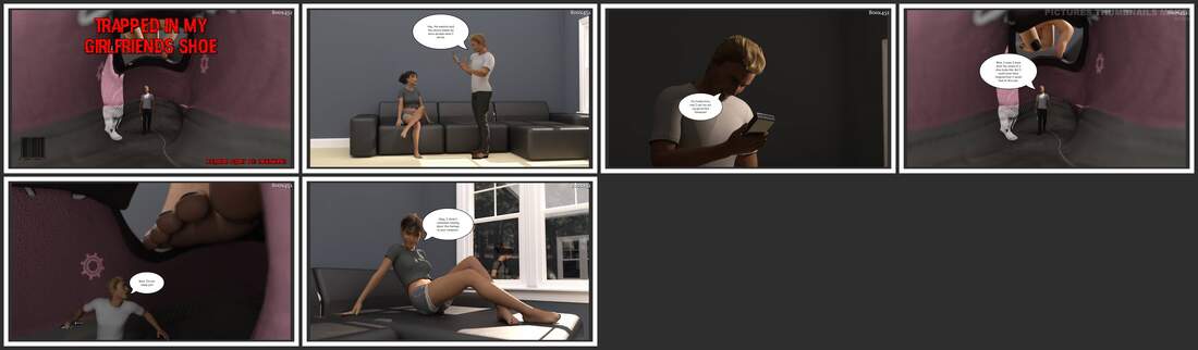 NICKISKING1 - Trapped in my Girlfriend's shoe