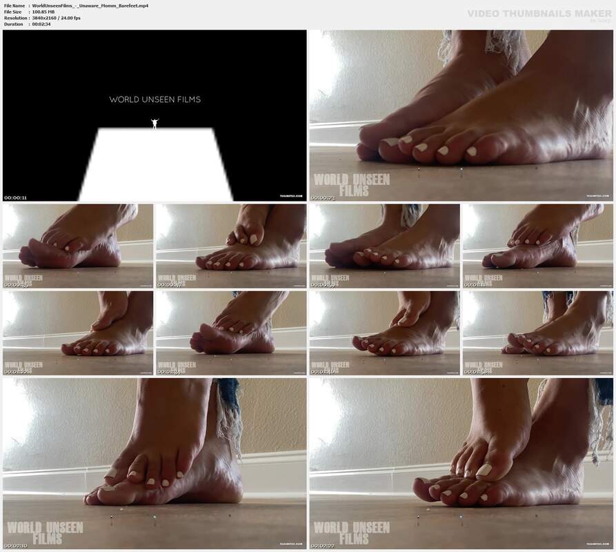 WorldUnseenFilms - Unaware Momm Barefeet