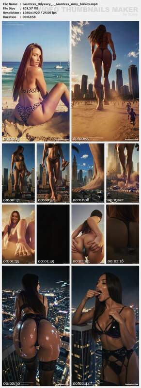 Giantess Odyssey - Giantess Amy blakex