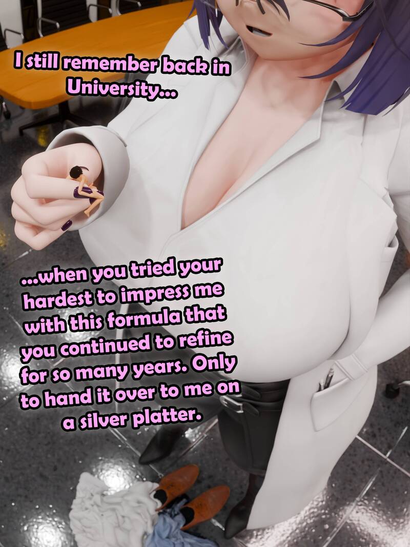 Pinched Shrunk She Stole My Formula... And Squeezed Me Out - D Adult Comic Pinched Shrunk She Stole My Formula... And Squeezed Me Out - D Adult Comic