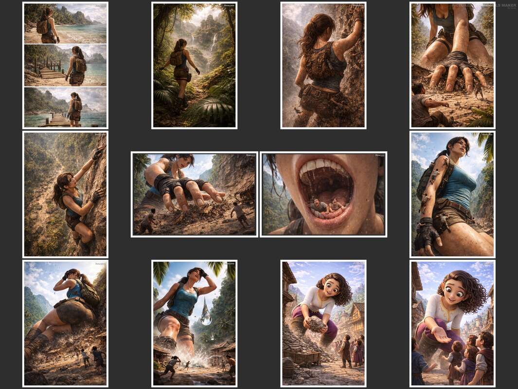 Dragernen - Giantess 14 - Ai generated: AI Porn Art Archive