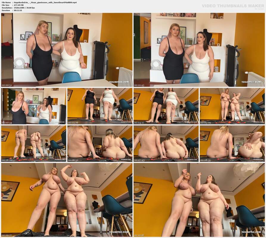 HugeBoobsErin - Mean giantesses with SweetheartMiaBBW