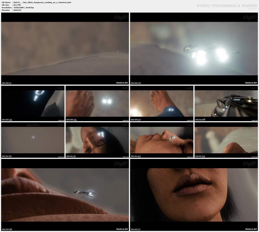 EleGTS - Tiny Pilots Dangerous Landing on a Giantess