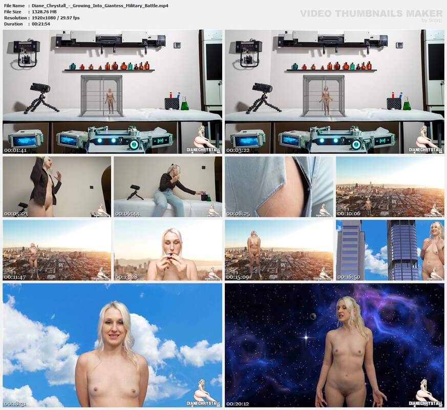 Diane Chrystall - Growing Into Giantess Military Battle