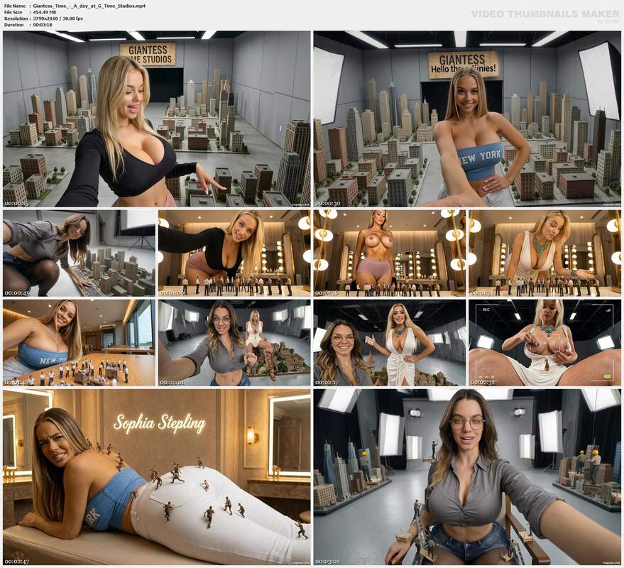 Giantess Time - A day at G Time Studios