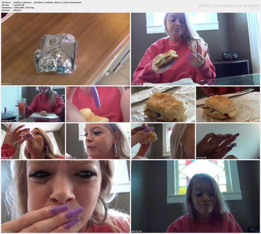 Southern Giantess - Breakfast Sandwich Starts A Good Morning