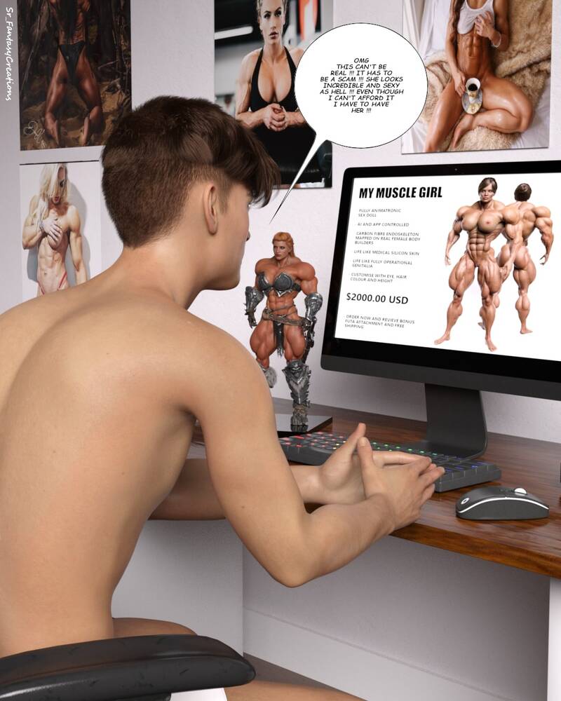 SRFantasyCreations - My Muscle Girl SRFantasyCreations - My Muscle Girl