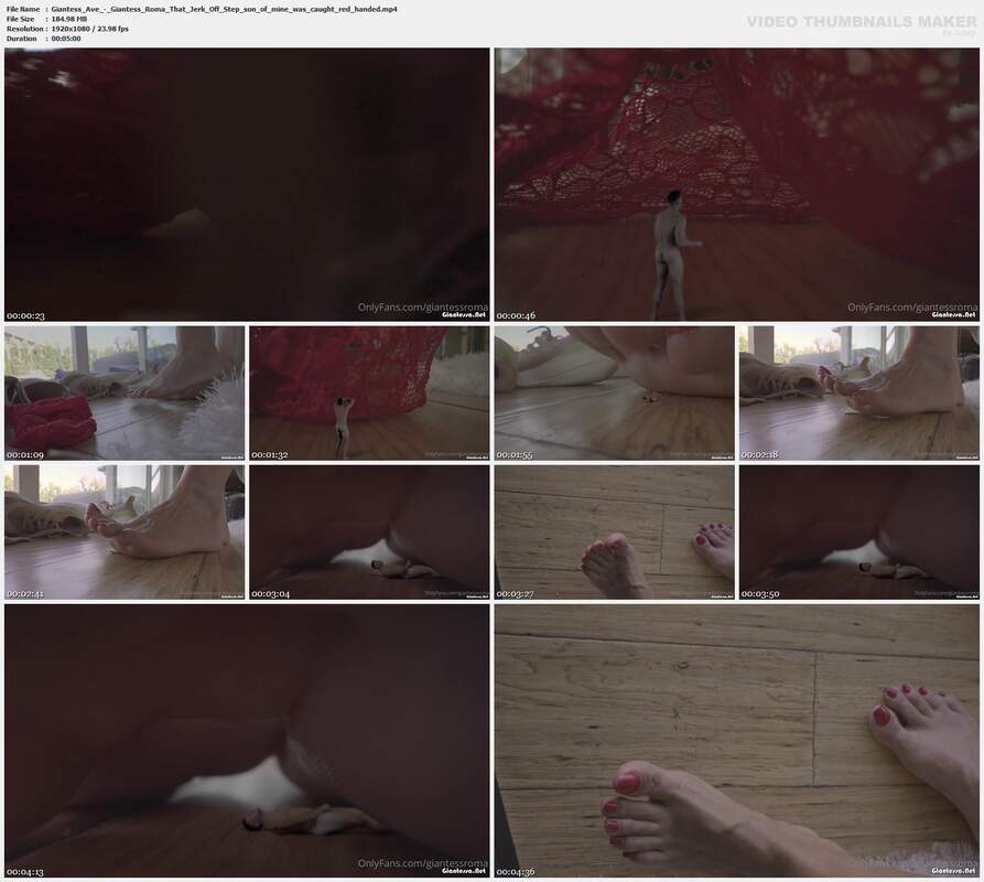 Giantess Ave - Giantess Roma That Jerk Off Step son of mine was caught red handed