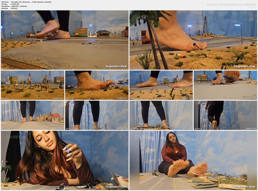 Strength GTS Dioramas - 515ft Giantess Lola