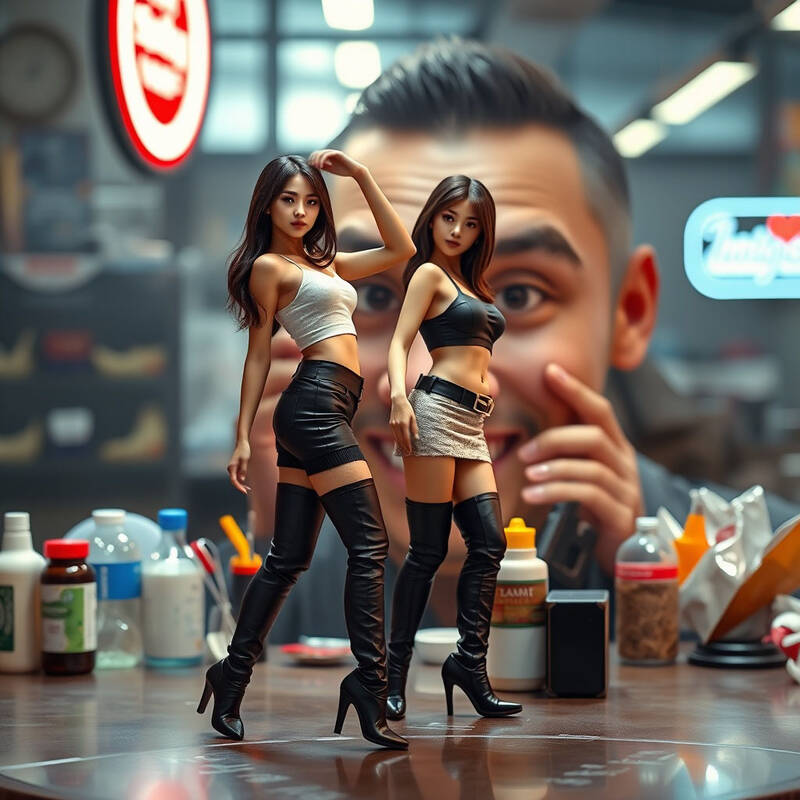 Bobvan - Doll Sized Woman AI - AI-Generated Adult Art Bobvan - Doll Sized Woman AI - AI-Generated Adult Art