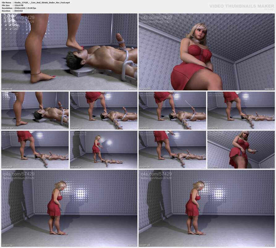 Studio 57429 - Cum And Shrink Under Her Foot