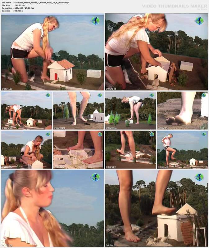 Giantess Media World - Never Hide In A House