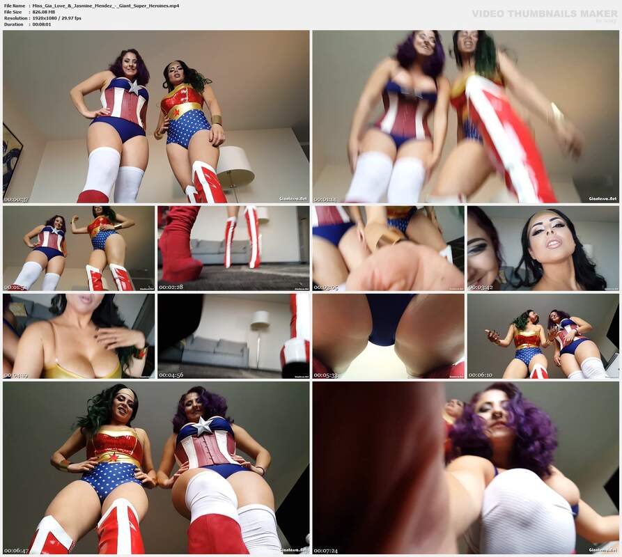 Miss Gia Love  Jasmine Mendez - Giant Super Heroines