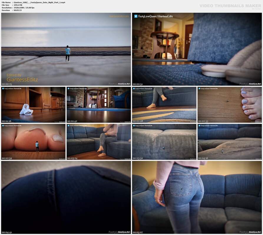 Giantess EditZ - FootyQueen Date Night Part 1