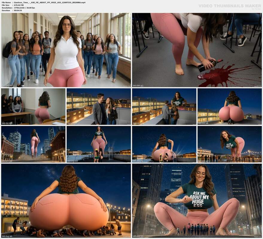 Giantess Time - ASK ME ABOUT MY HUGE ASS GIANTESS BRIANNA