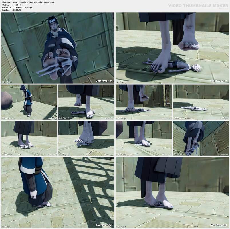 Mito Trample - Giantess Haku Stomp