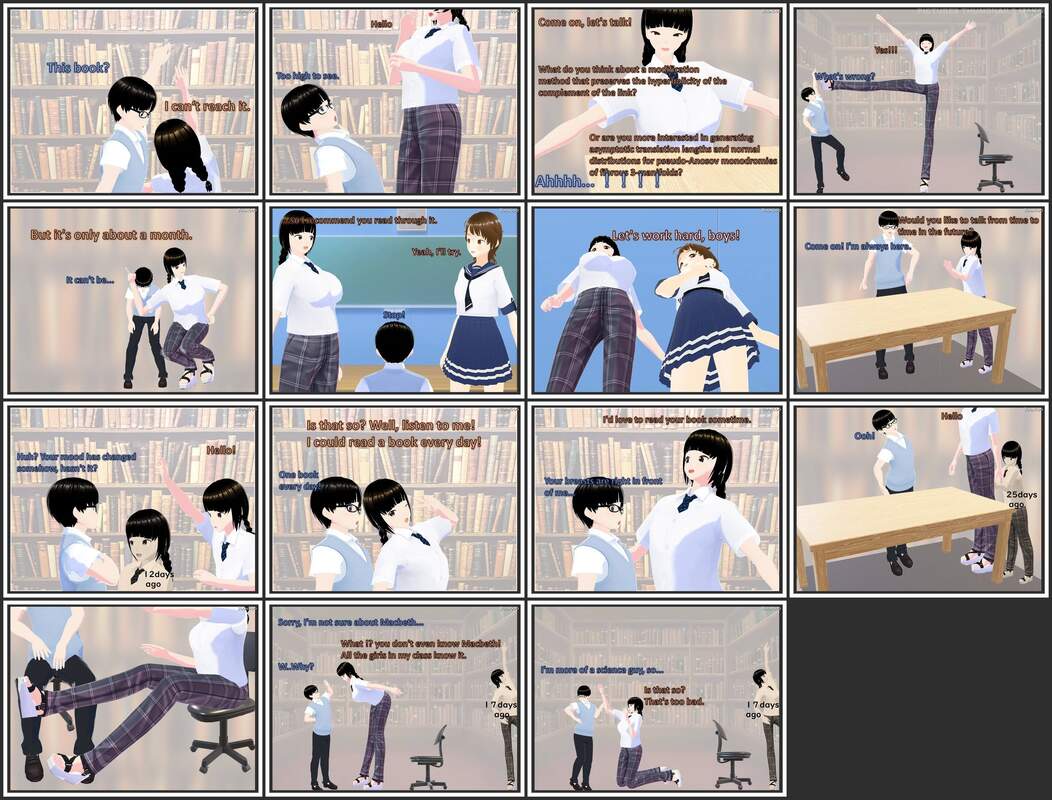 GirlGrowthClub - The Library - 3D Adult Comic