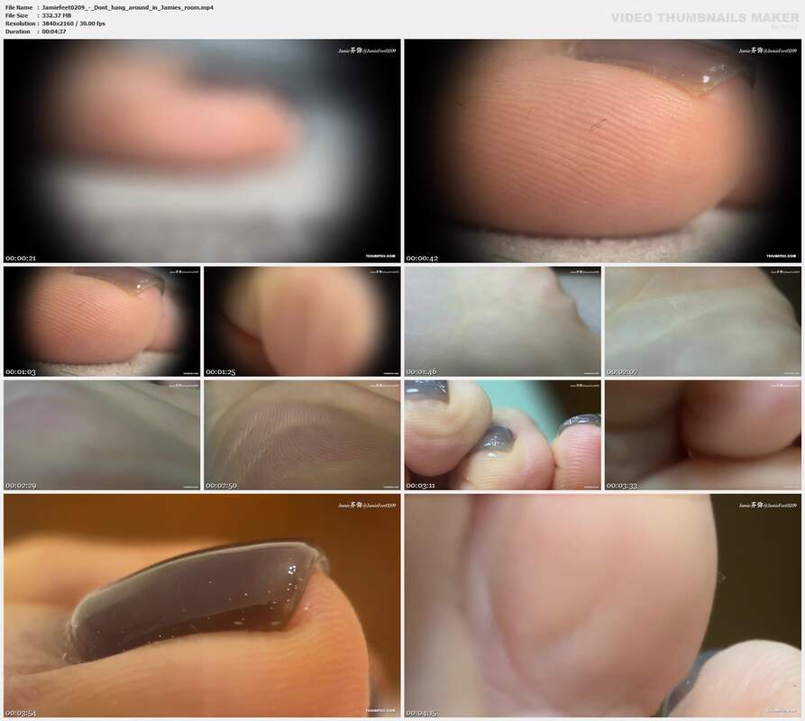 Jamiefeet0209 - Dont hang around in Jamies room